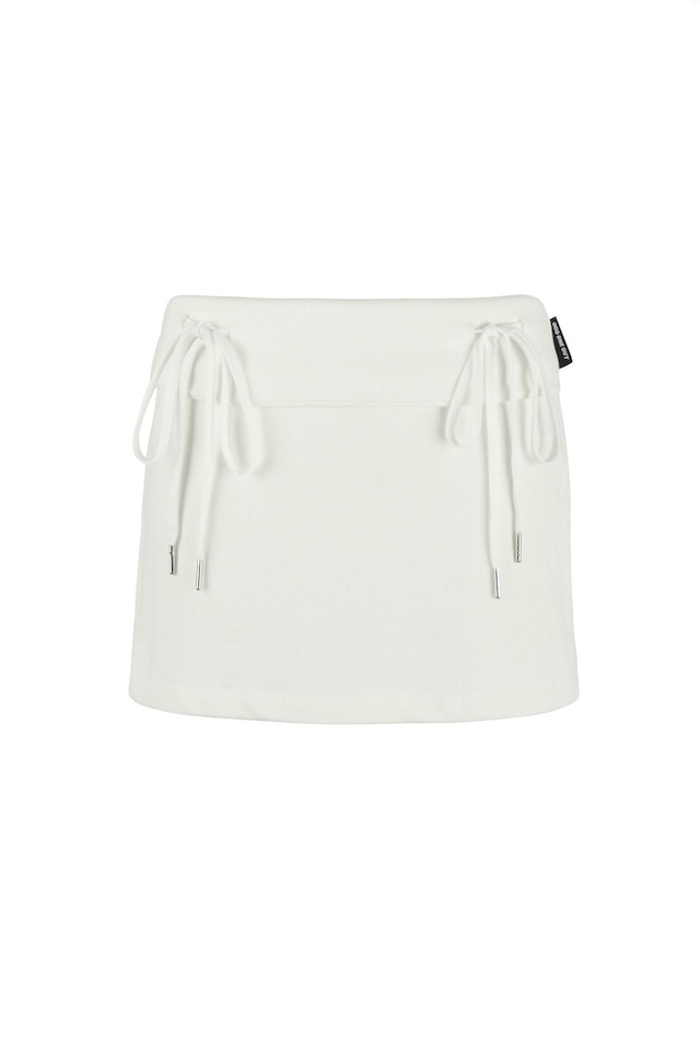 [ODDONEOUTXthesallyslaw] LOW RISE SWEAT SKIRT IVORY 正規品 韓国ブランド 韓国ファッション 韓国代行 韓国通販 oddoneout オッドワンアウト 日本 店舗