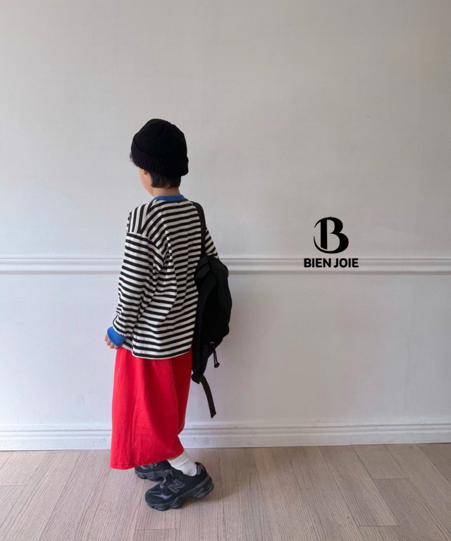 《送料無料》予約:マレンストライプT【BIENJOIE】