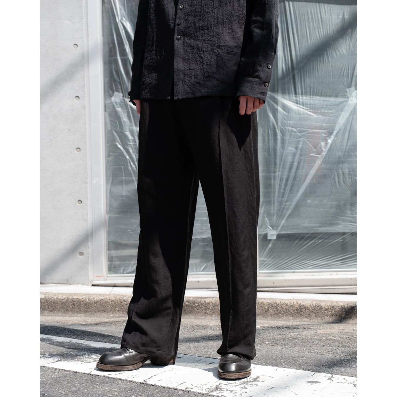 kujaku] (クジャク) P-639 crease stitch pants | Clique Tokyo
