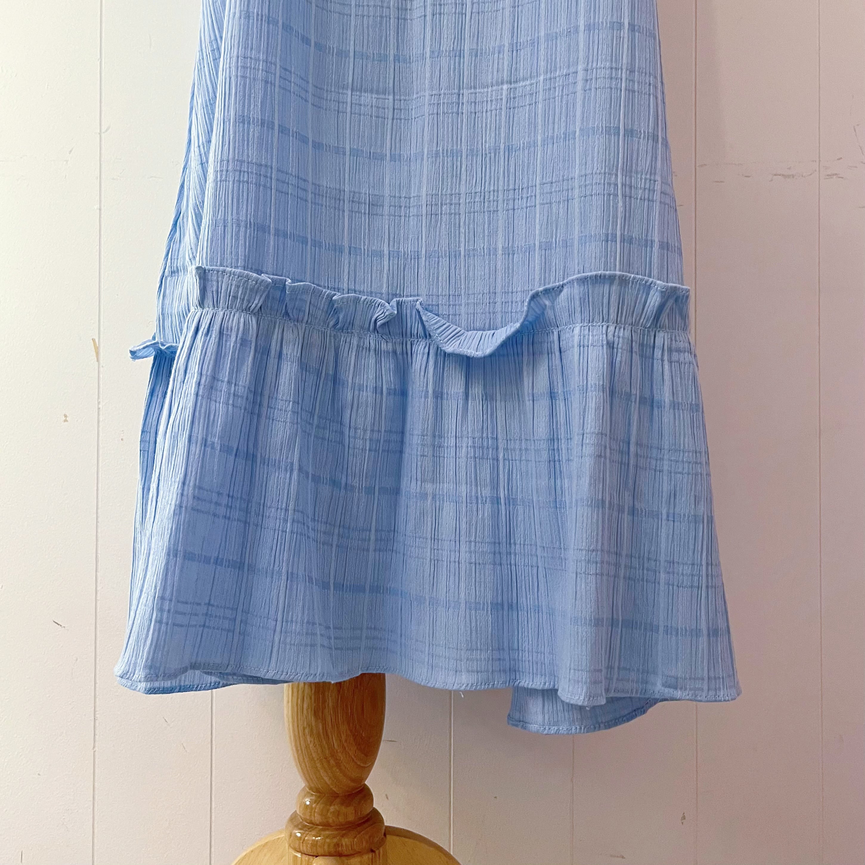light blue camisole one-piece