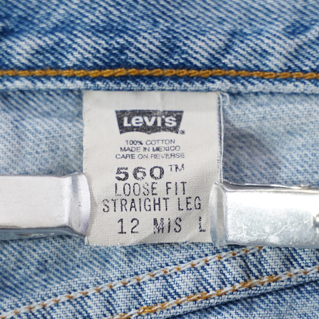 リーバイス560 Levis W33 ブルーデニム 青 00s 古着 17673 | fuufu