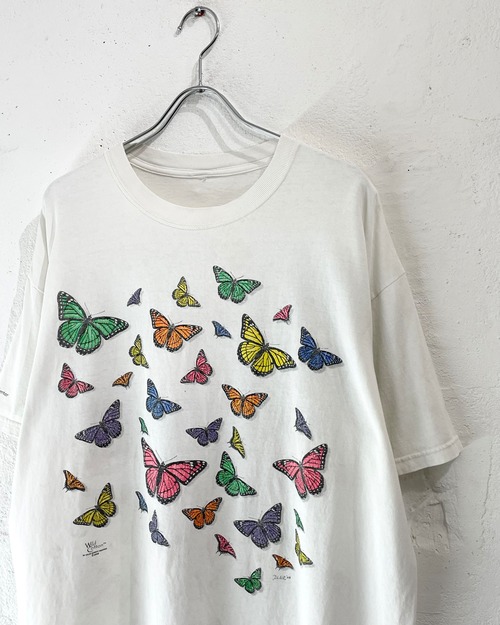 00s Wild Cotton "Glitter Butterfly" Print Tee