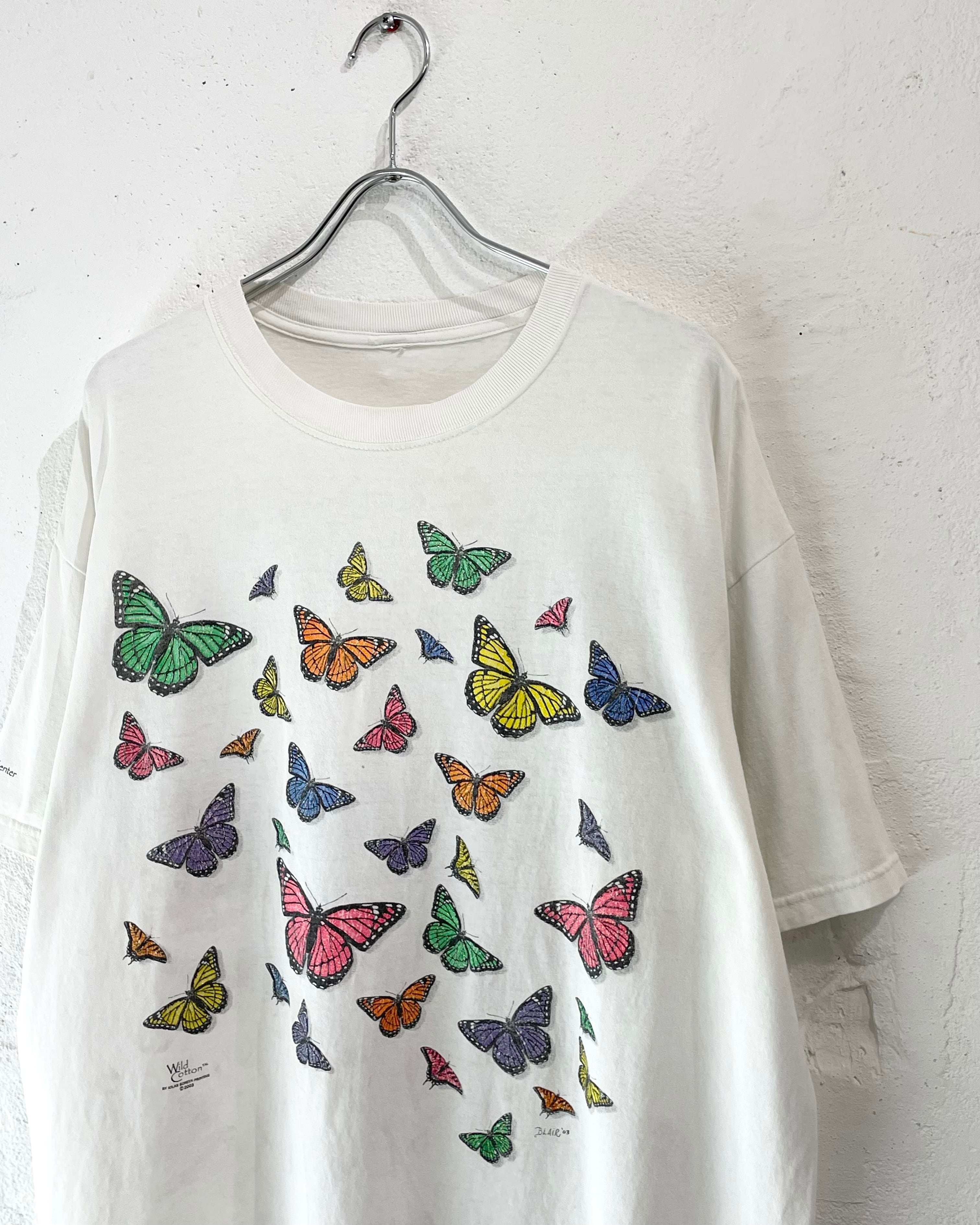 00s Wild Cotton "Glitter Butterfly" Print Tee