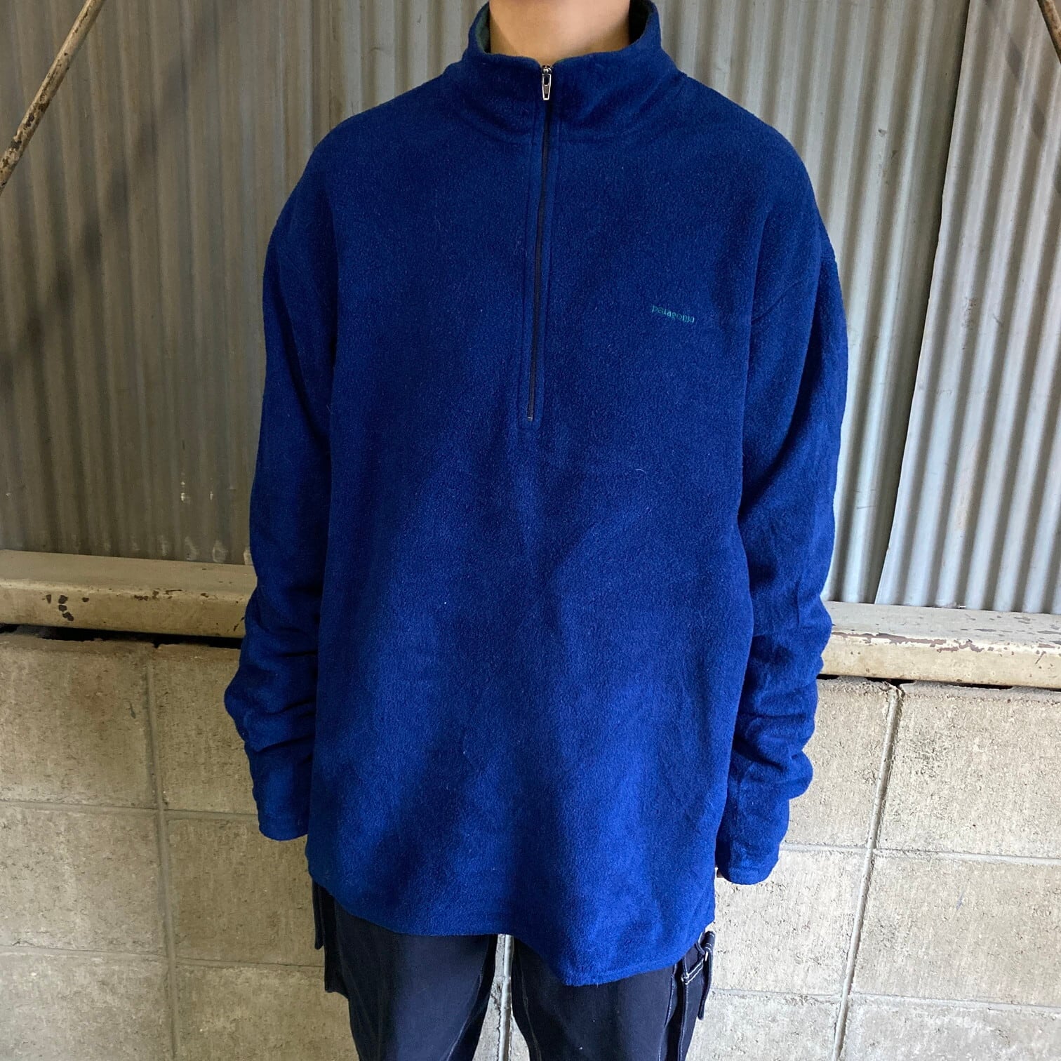 古着 90~00年代 パタゴニア Patagonia CAPILENE キャプリーン ハーフジップ フリースプルオーバー USA製 メンズL相当/eaa495991 USA製 95年製 パタゴニア キャプリーン ハーフジップ フリースプル