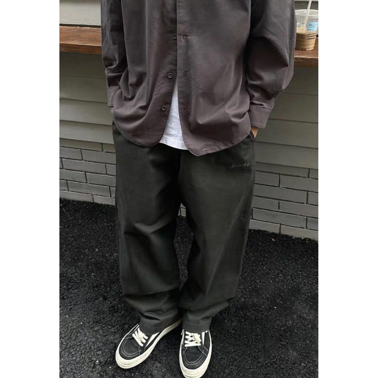 Wide tuck chino pants 1171 - 9