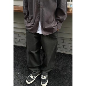 Wide tuck chino pants 1171