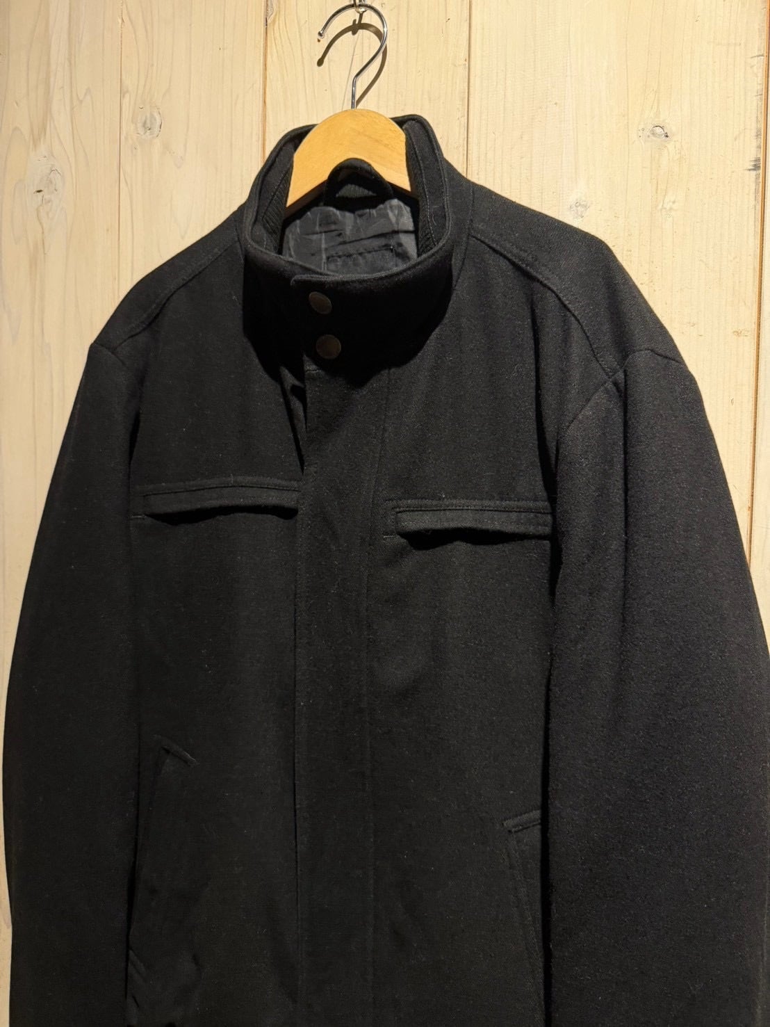 【激レア】90s  × ベンフィカ 中綿ジャケット アーカイブ a.k.a.C.a.k.a vintage】“LONDON FOG” Minimal Design Vintage Wool