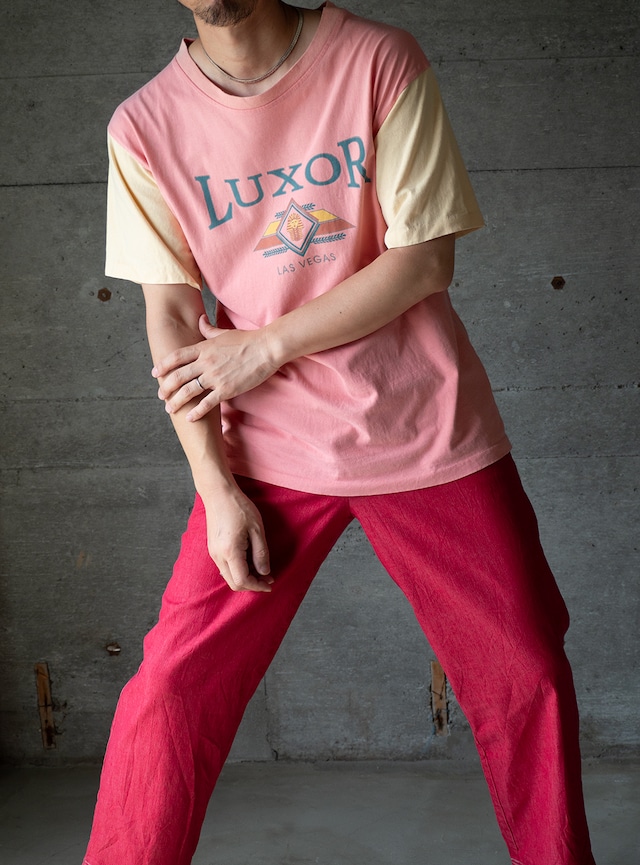 "PYRAMID CREATIONS" 1990s LUXOR souviner t-shirt