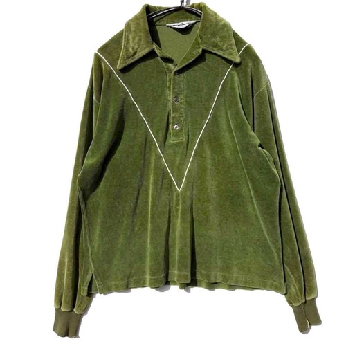 【PURITAN】Vintage Velour Polo Shirt【1970s-】
