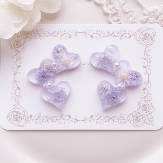 Michelle "ミシェル" ピアス/イヤリング（lavender）