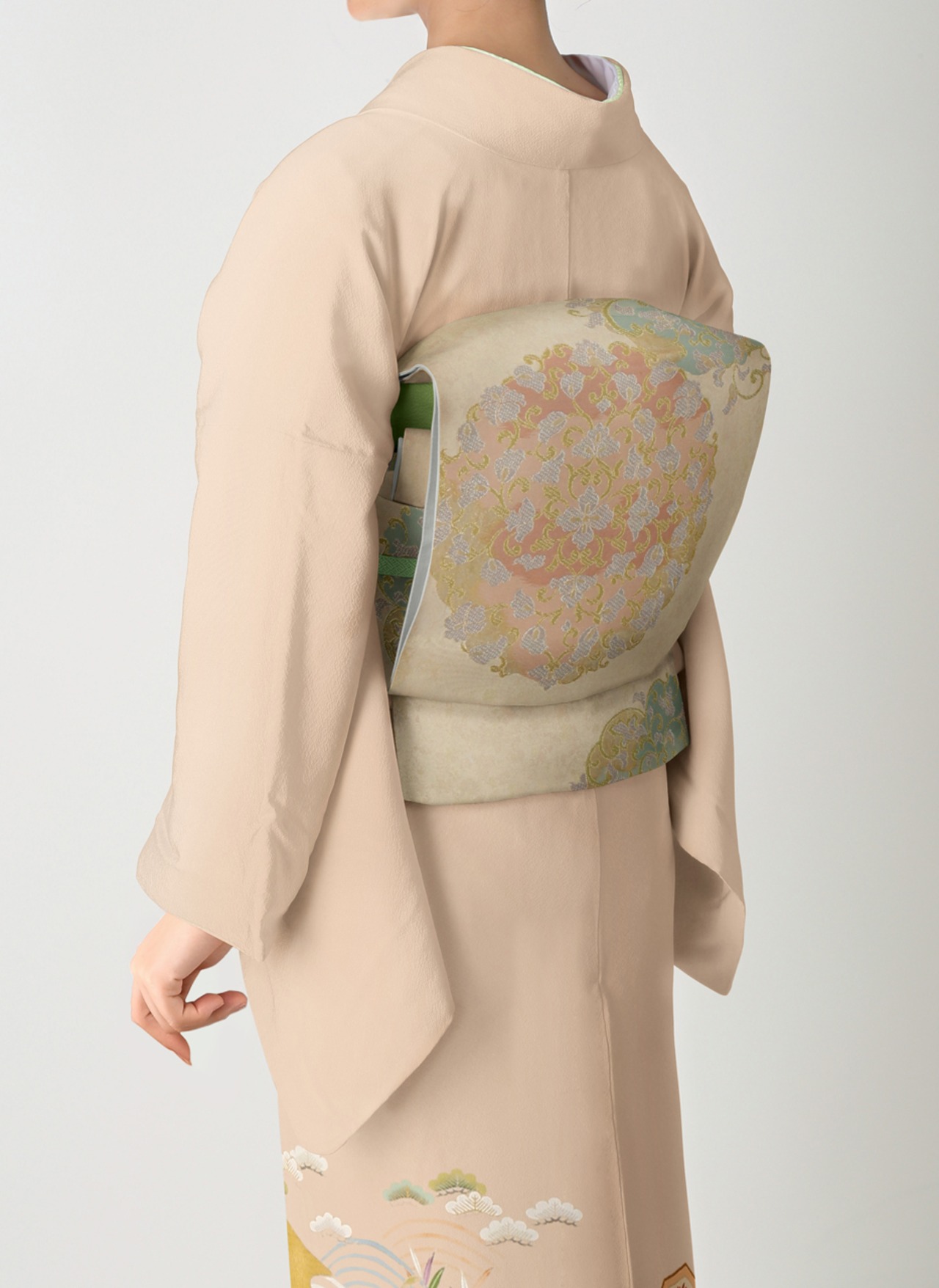 袋帯 平安蒔絵華文 (白金) | 川島織物 和装公式オンラインショップ 