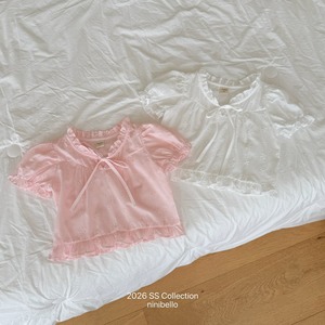 [ninibello] Rosie needlepoint Blouse / [니니벨로] 로지자수블라우스