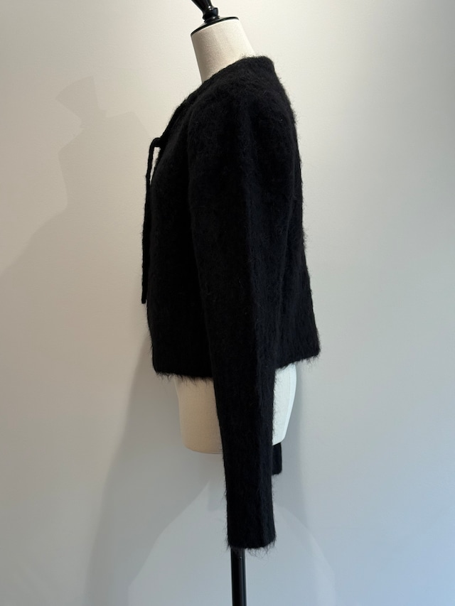 jonnlynx/JL225-KN1051 MOHAIR CARDIGAN Black
