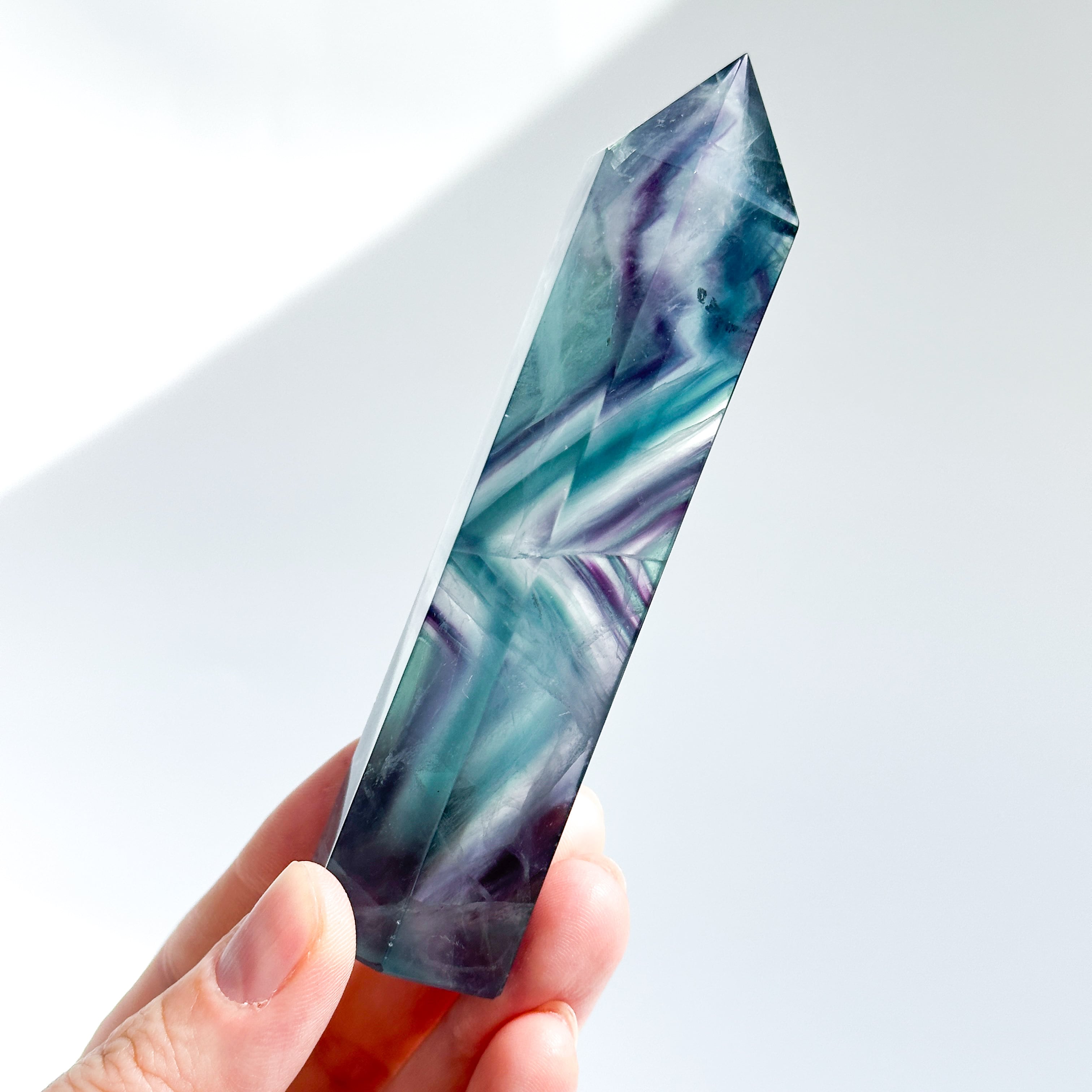 レインボーフローライト タワー型51◇ Rainbow Fluorite ◇天然石