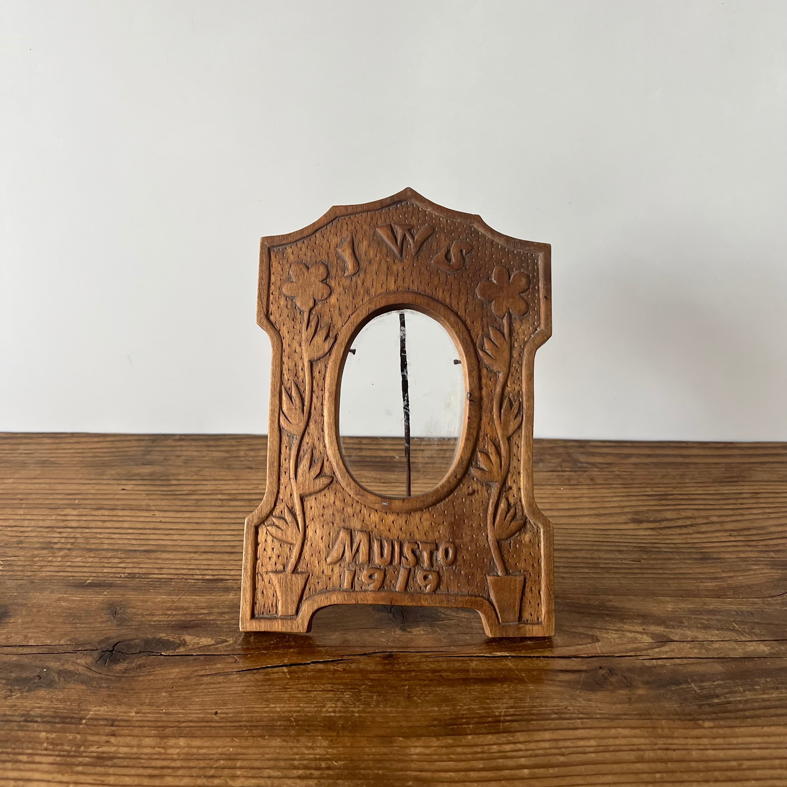 Wooden Photo Flame | troldhaugen antiques ｜ 北欧アンティーク・古道具