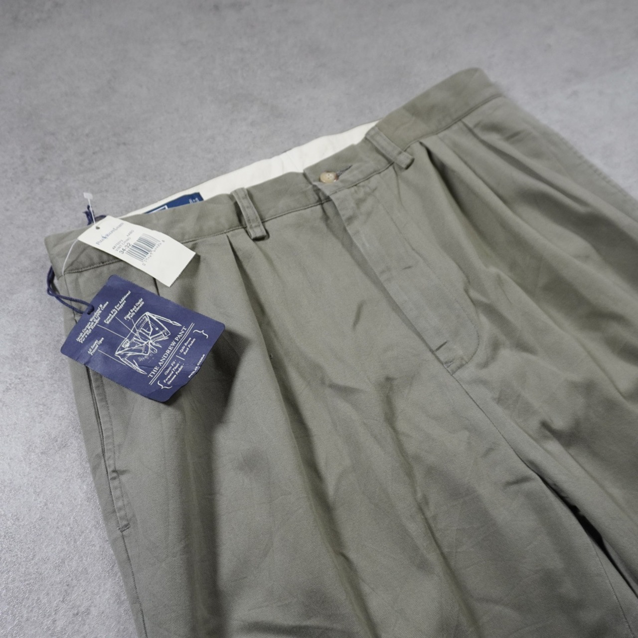 【DEAD STOCK】90s Polo by Ralph Lauren POLO CHINO ANDREW W34L32 古着 - 5