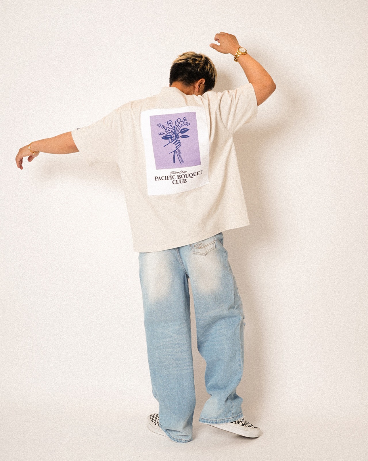 【#Re:room】HIGH WASTE WIDE DAMAGE DENIM PANTS［REP320］