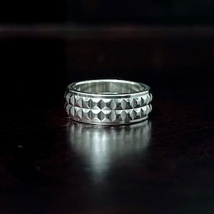 OLD TIFFANY & CO. Studs Ring Sterling Silver #21 | オールド ティファニー スタッズ リング スターリング シルバー 21号