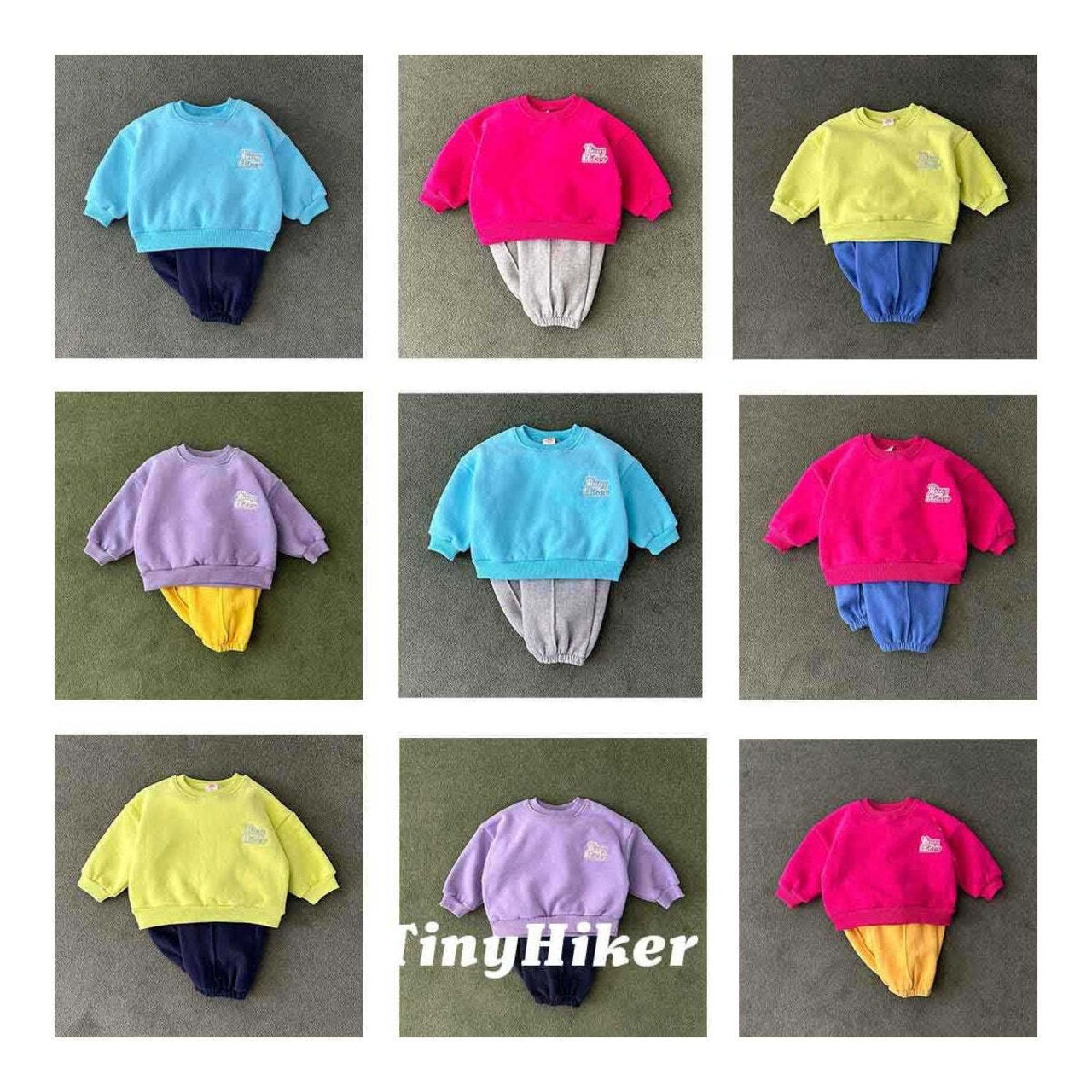 【取寄】Tiny Hiker タイニー刺繍ジョガーパンツ|冬服|韓国子供服