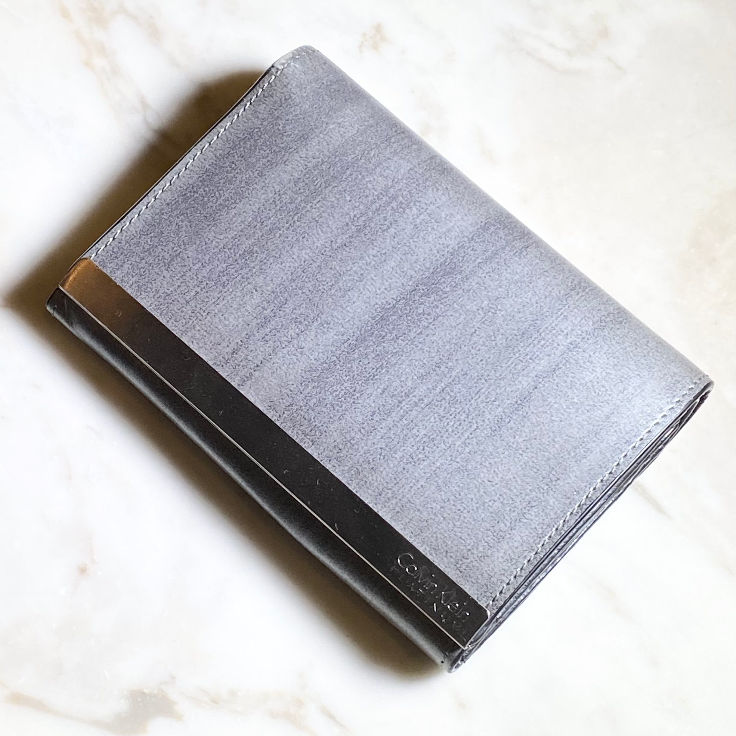 CALVIN KLEIN PLATINUM leather wallet | NOIR ONLINE