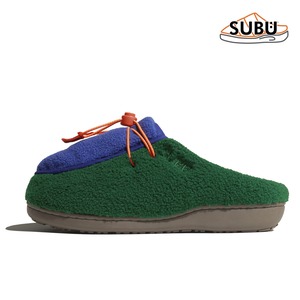 SUBU スブ DOTS FROZZO ボアサンダル フリースサンダル ドローコード付き メンズ レディース 秋冬 Blue&Green