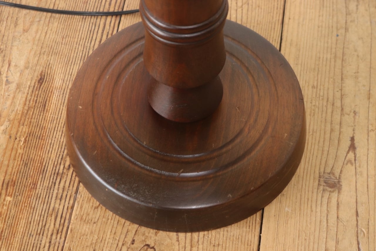 レトロ フロアライト ランプ 照明 クラシカル 布シェード 白 ホワイト