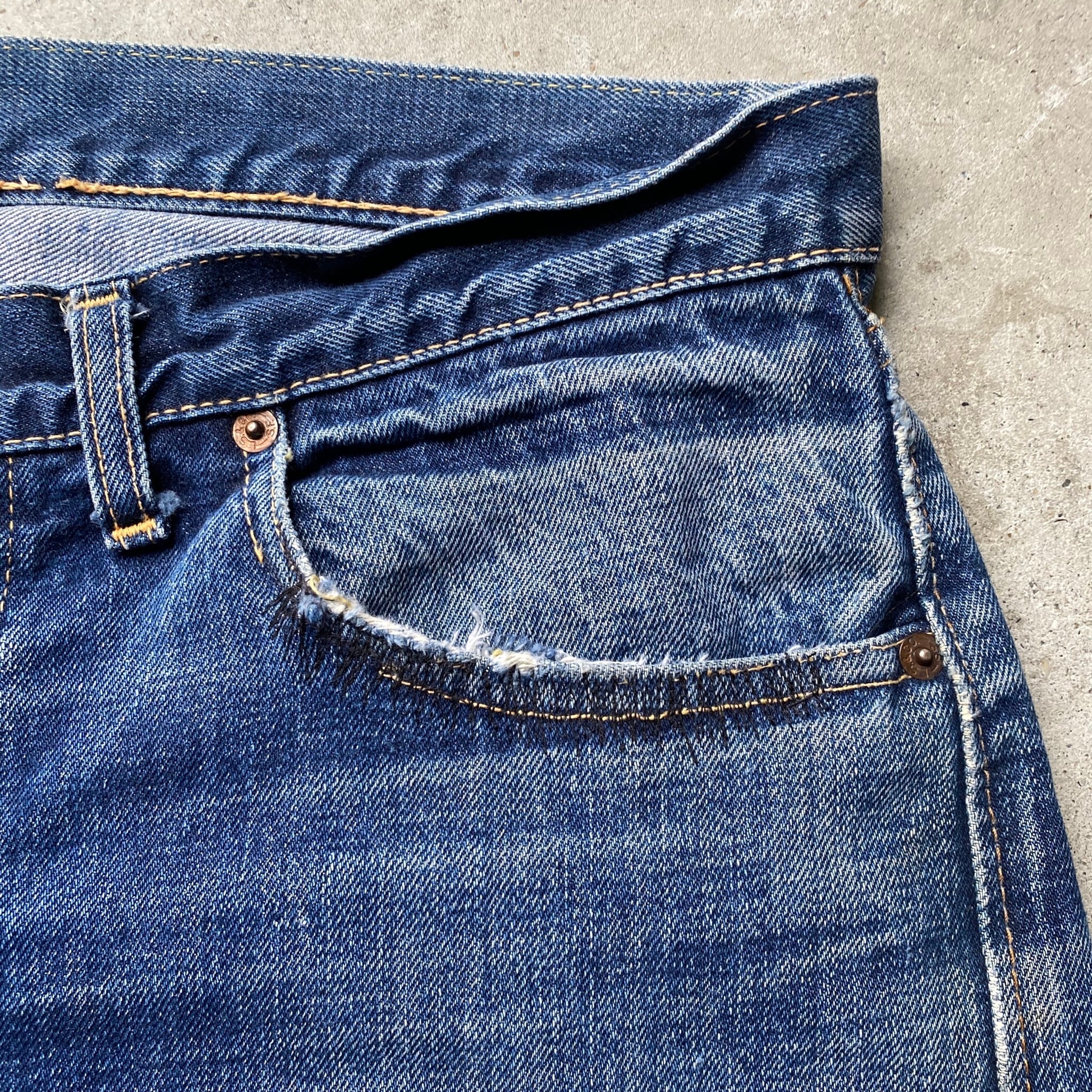 希少 60年代 ビンテージ USA製 Levi's リーバイス 最初期 ビッグE 赤耳