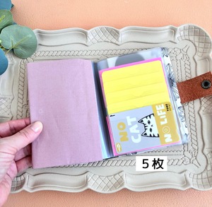 カードケース・ダークグレー英字