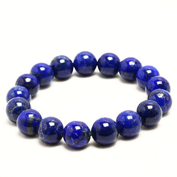 ラピスラズリ ブレスレット 12mm おまかせ便 111-3149