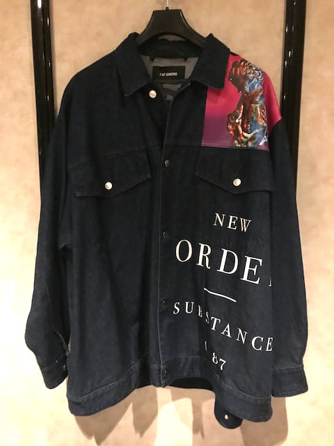 RAF SIMONS NEW ORDER オーバーサイズ デニムジャケット S