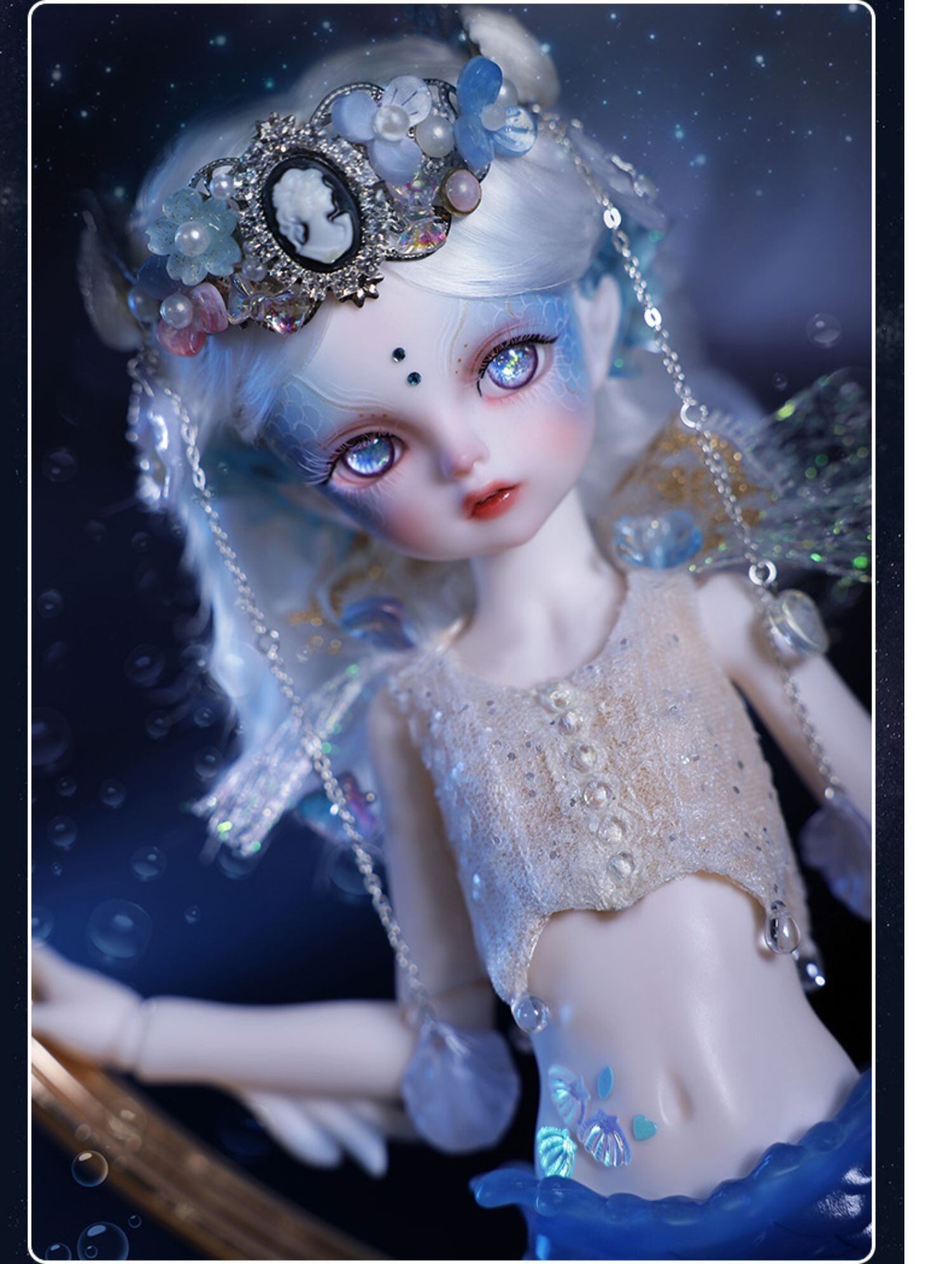 Lucia フルセット！27cm！fantasy angel マーメイド 人魚 妖精 精霊 角