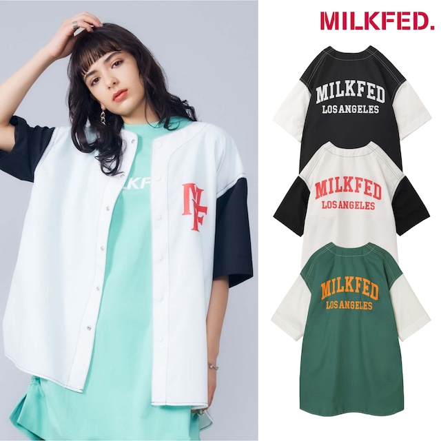 【MILKFED.】BASEBALL SHIRT 【ミルクフェド】