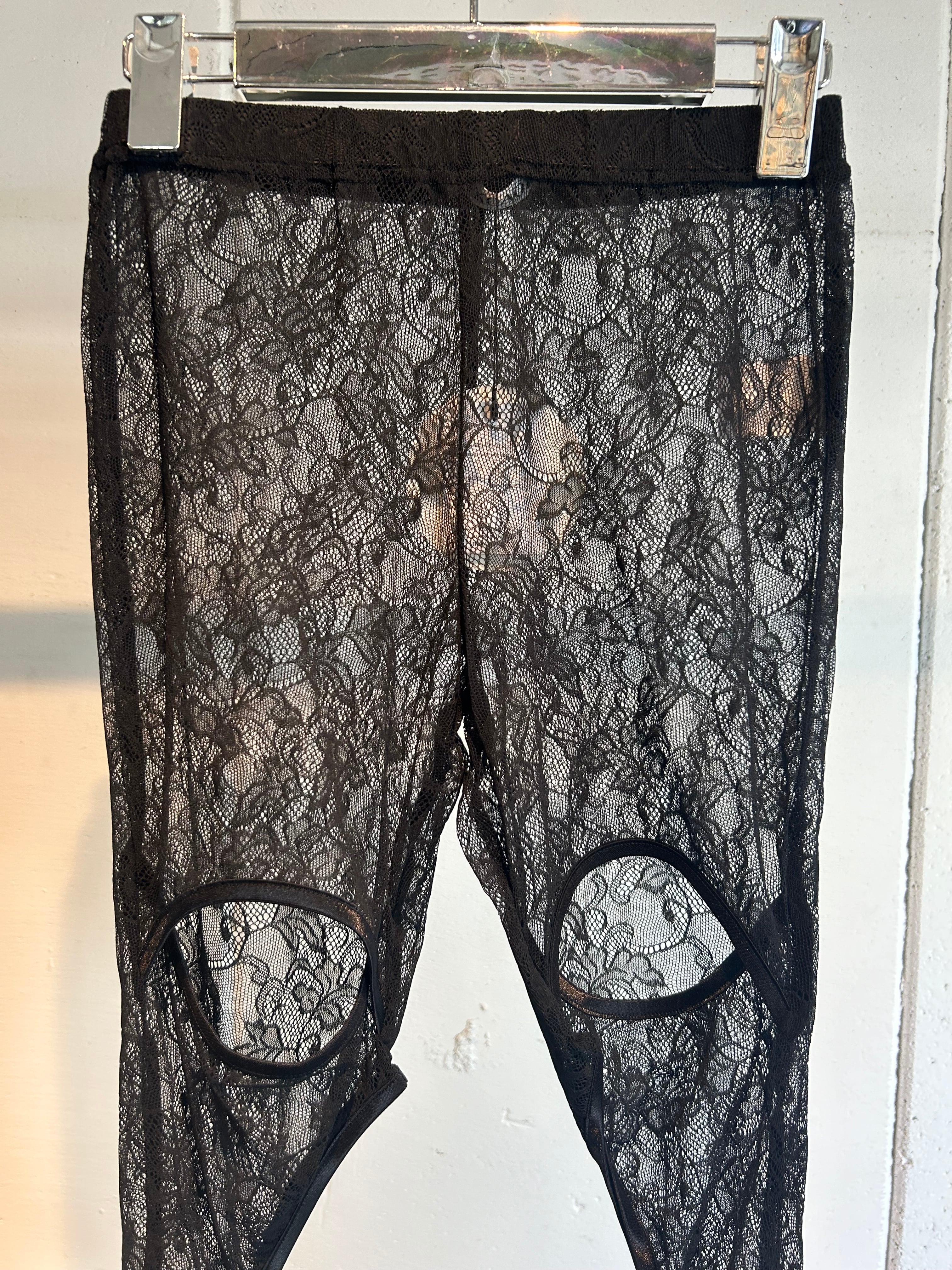 AKIKOAOKI cyber lace leggings | AAR