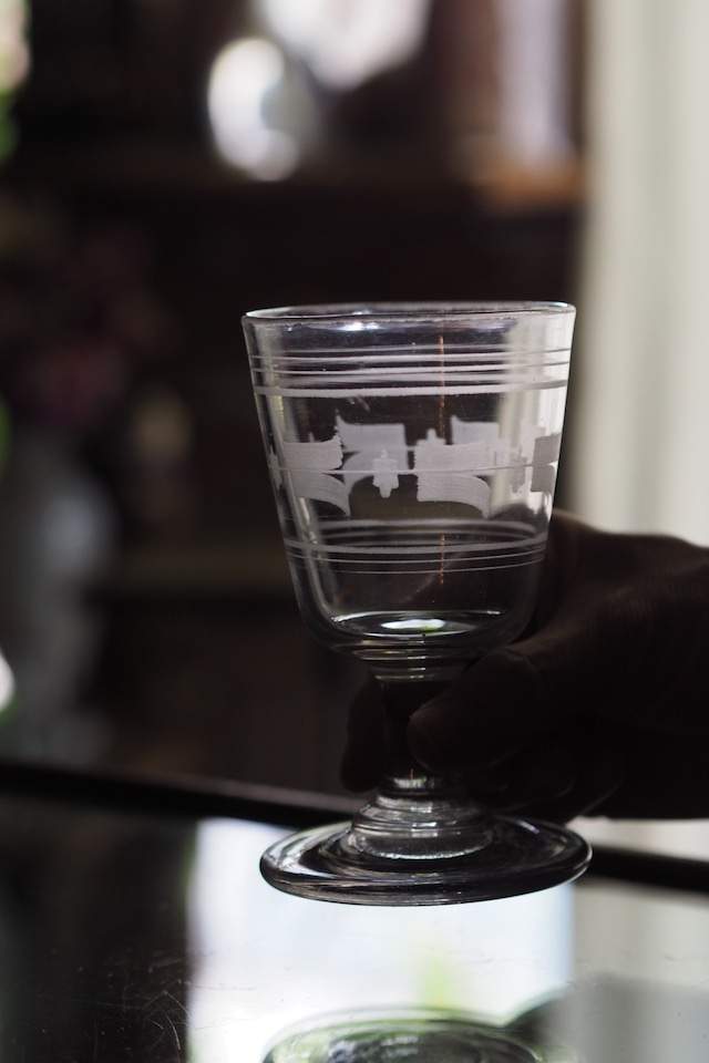 プレーンにビストログラス-antique bistro glass cup