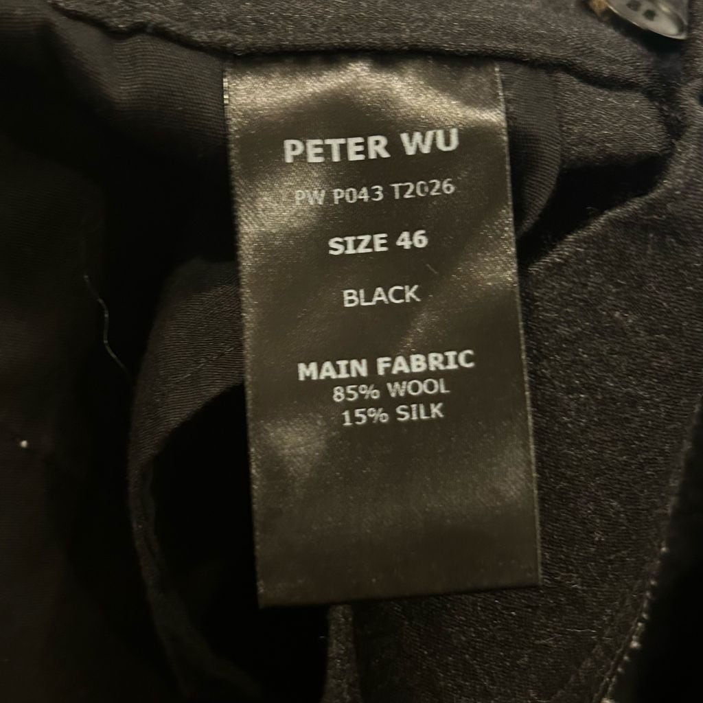 Peter Wu ピーターウー straight pants ストレートパンツ PW P043