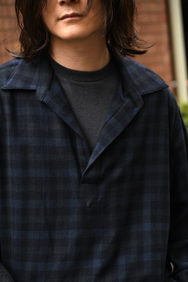 A.PRESSE / Wool Skipper Shirt (Check)