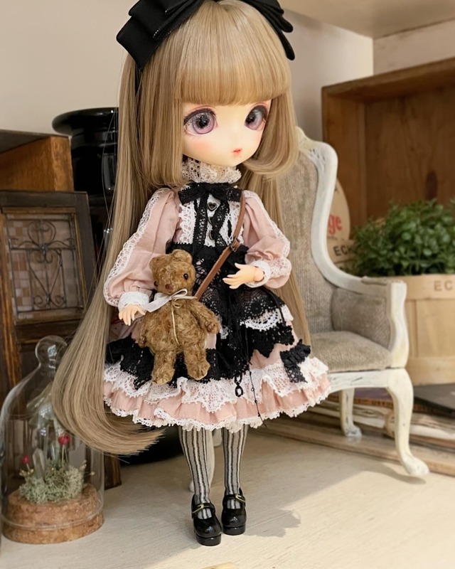 小さな手縫いのキット（WS参加者さま向け）『ちいさな縫いぐるみバッグ（クマ/ウサギ/ネコ）』