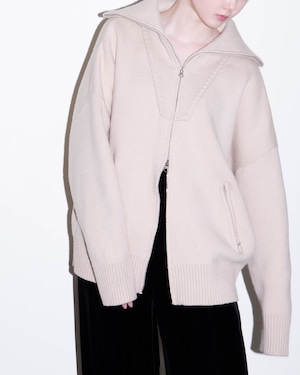 2010s SUNNEI - zip up knit jacket