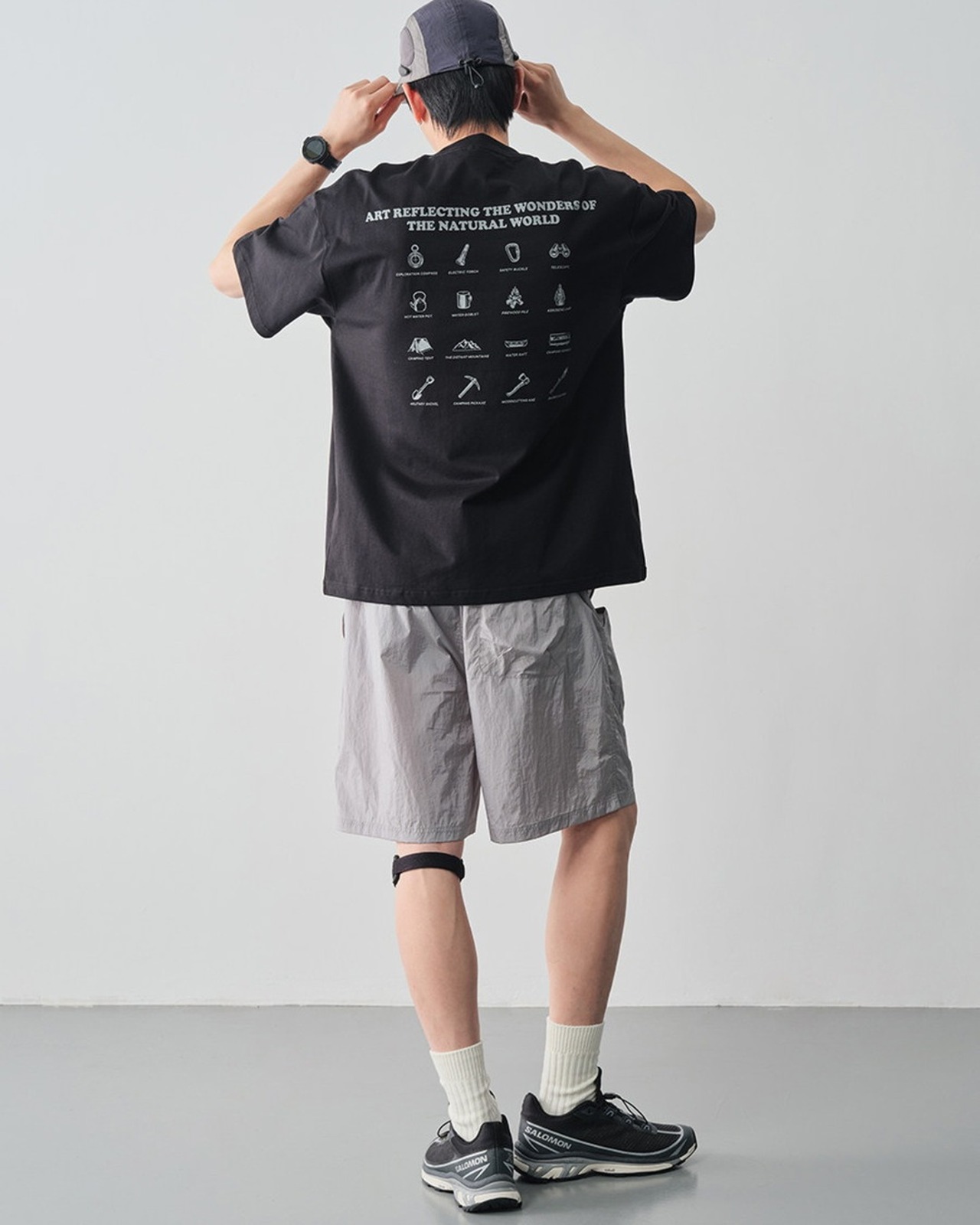 プリントグラフィック半袖Tシャツ  S0499