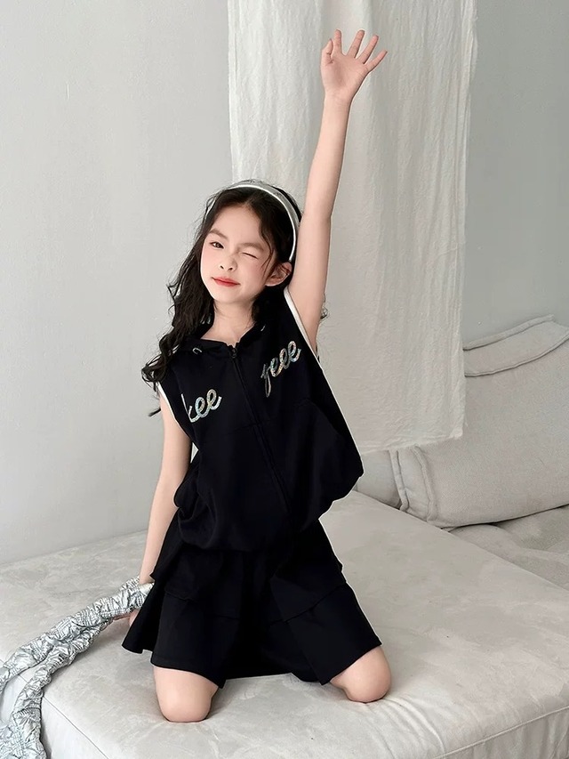 フーディースカートセットアップ