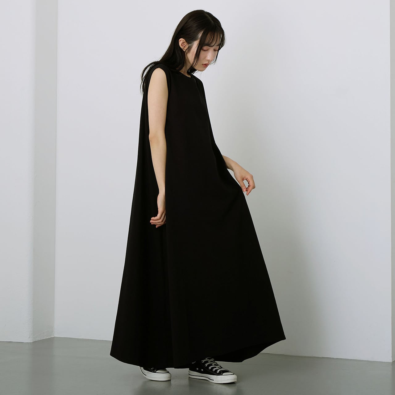 A.U.G relaxing ノースリーブAラインワンピース /852416 | AUG A.U.G relaxing ノースリーブAラインワンピース /852416 | AUG