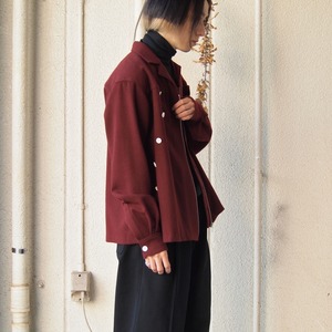 LCDD　Wool Shirt Jacket　Burgundy