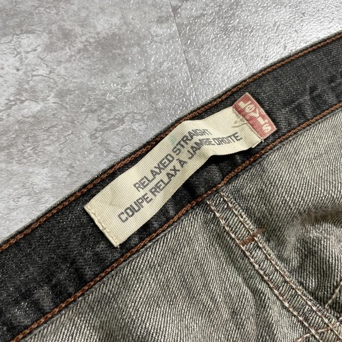 【W36 L30】 usa levi's 先染ブラック リーバイス 559 詳細写真5