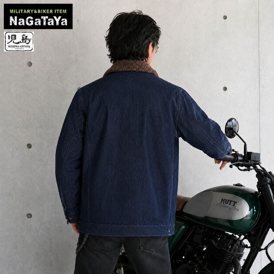 児島ジーンズ KOJIMA GENES N-1 デッキジャケット 内側ボア仕様 KGR3