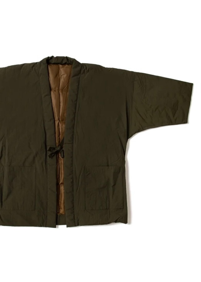 ZANTER 6771 REVERSIBLE DOWN HANTEN Made in Japan Down 90/10 800FILL ザンター 半纏 ハンテンダウン リバーシブル KHAKI