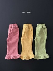 【取寄】Dailybebe コーデュロイフレアパンツ｜秋服｜韓国子供服｜26/AT