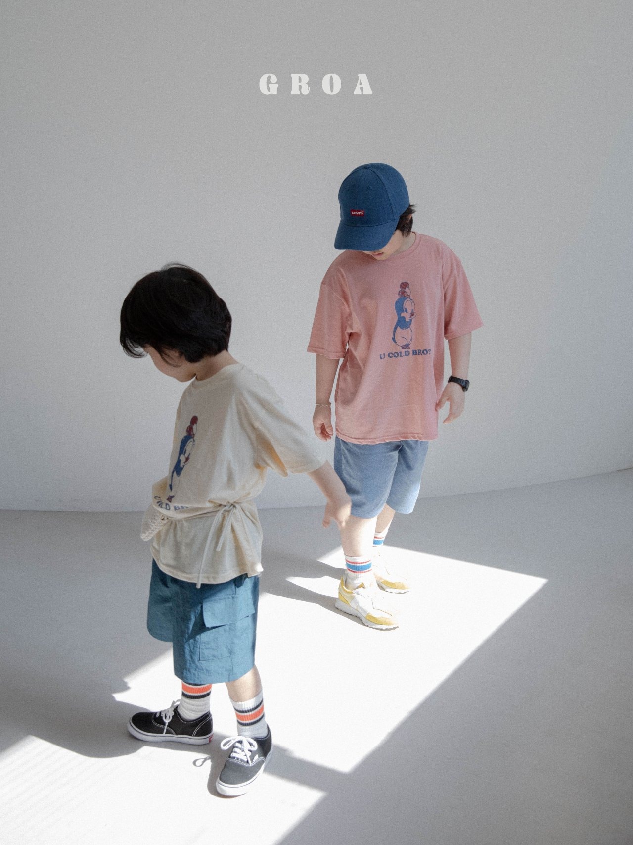 [GROA] Penguin Tee(mom) / [그로아] 펭귄티