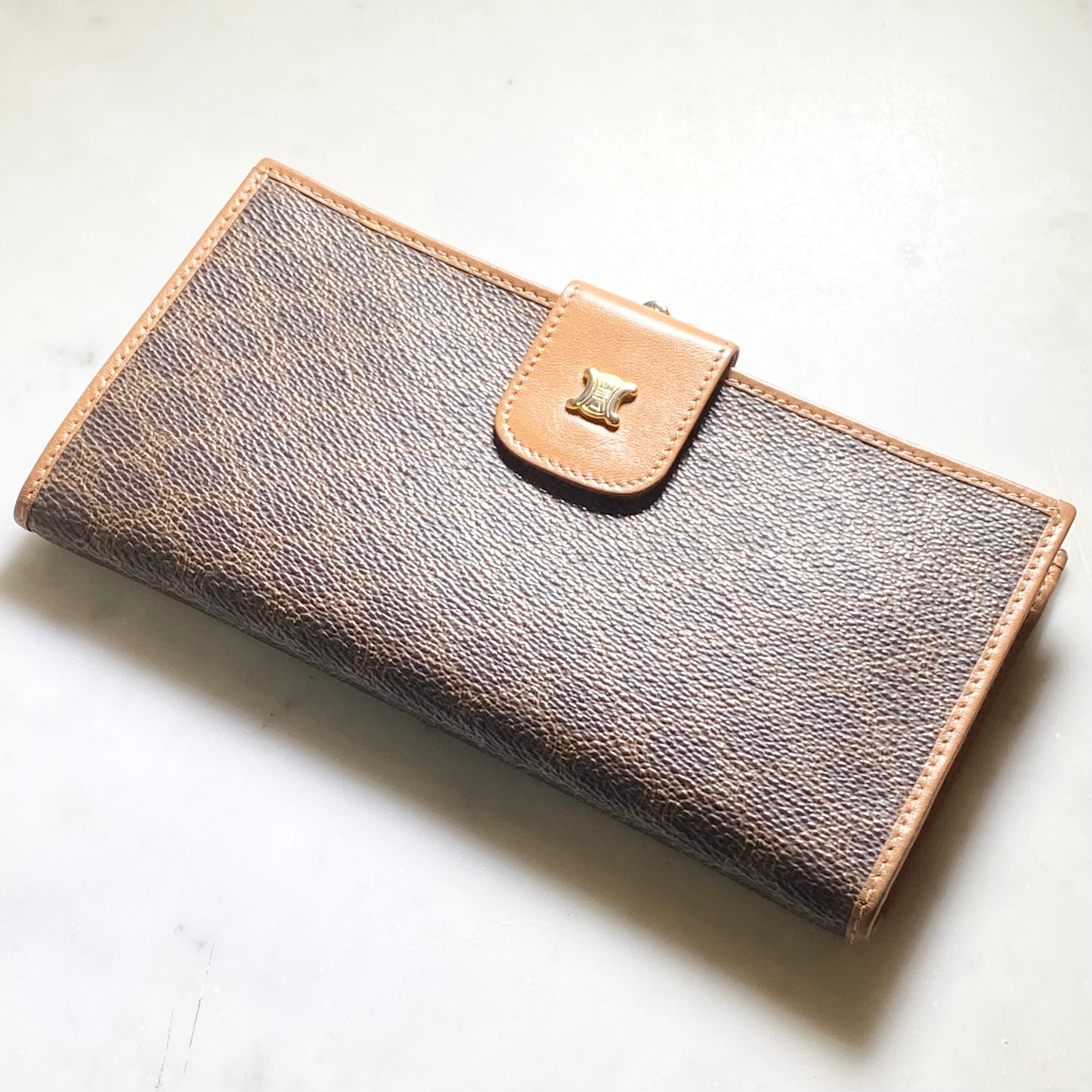 vintage CELINE long wallet “macadam” | NOIR ONLINE