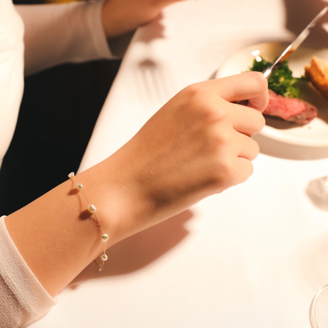 あこやケシパールK18YGブレスレット【WEB限定】A55752/B55753 - 3