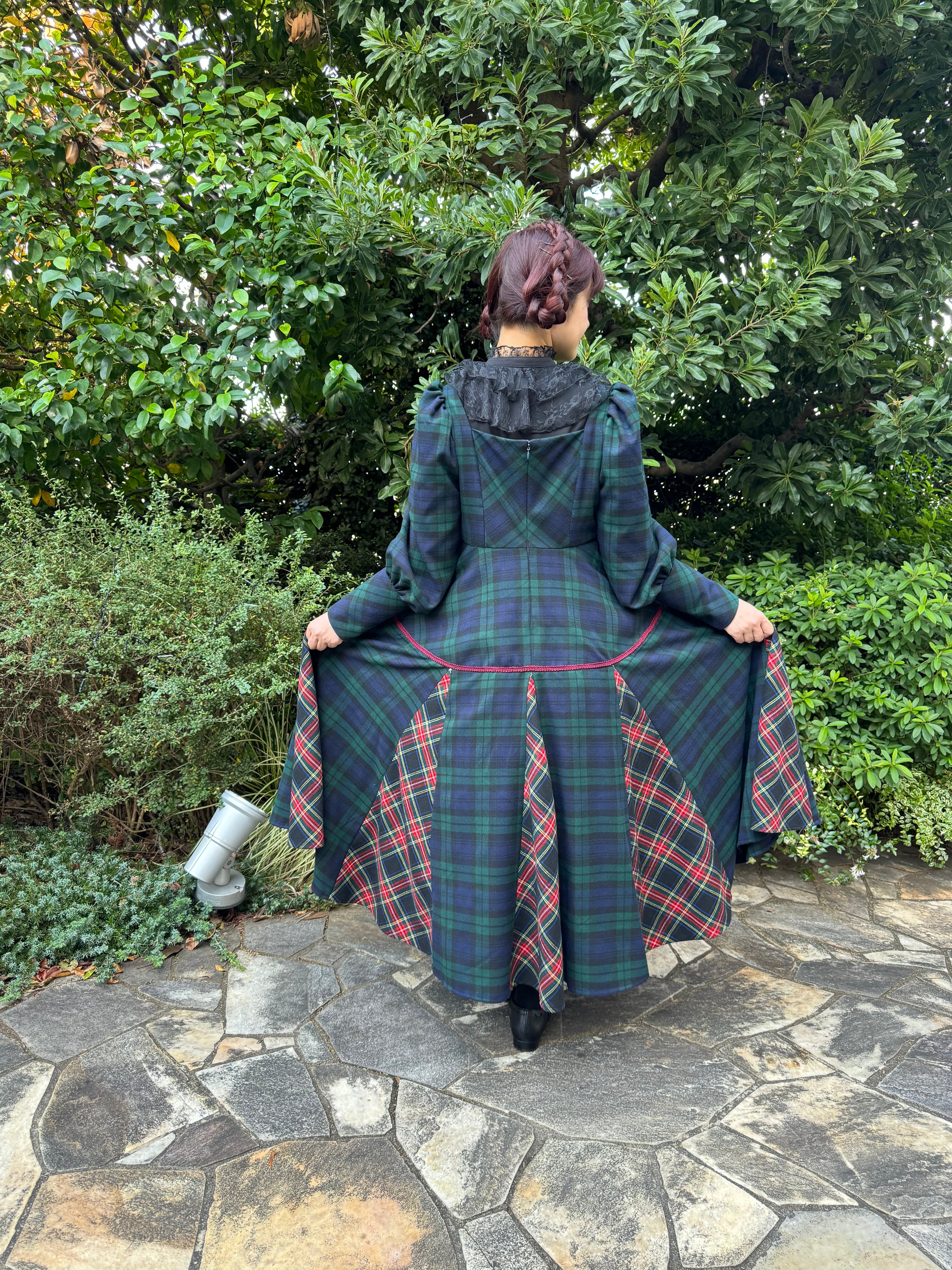 タータンチェックのゴアードワンピース✳︎再販 | dolce piu amabile